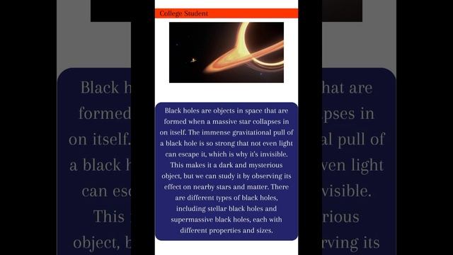 Blackhole | Explained in 5 levels from child to expert смотреть онлайн