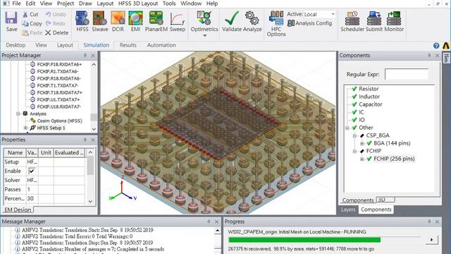 How to Extract Model of Flip Chip BGA смотреть онлайн