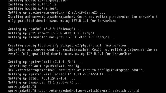 Konfigurasi Web Mail Server Pada Linux Debian смотреть онлайн