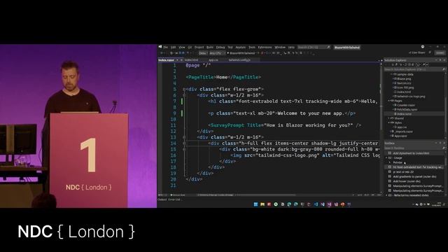 Building beautiful Blazor apps with Tailwind CSS - Chris Sainty - NDC London 2022 смотреть онлайн