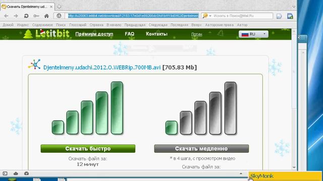 как скачивать файлы программой Skymonk 2.14 смотреть онлайн