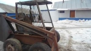Самодельный минитрактор погрузчик на гидроприводе Бобкэт Часть 2
