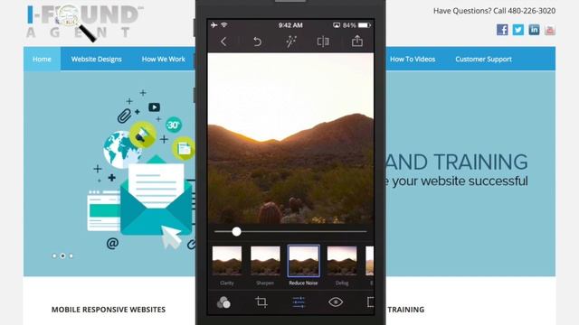 How to edit Photos in Photoshop Express on your cell phone смотреть онлайн