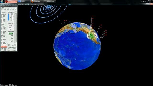 5/24/2013 -- 8.3M earthquake -- Sea of Okhotsk, Russia -- West Coast USA movement смотреть онлайн