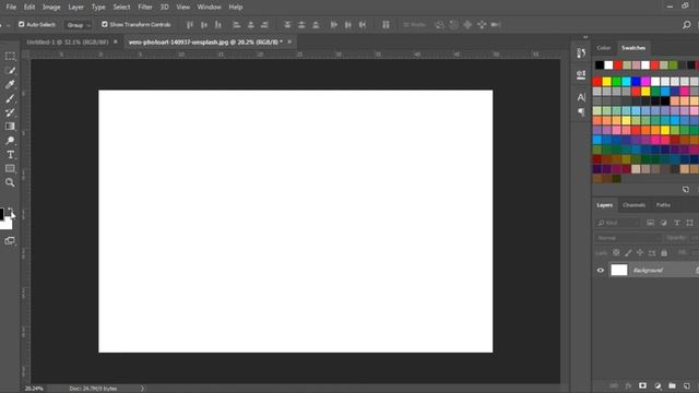 FOREGROUND AND BACKGROUND AND SCREEN MODE OPTION | Adobe Photoshop Tutorial смотреть онлайн