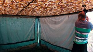 Веерная маркиза для автомобиля и стенки для нее своими руками