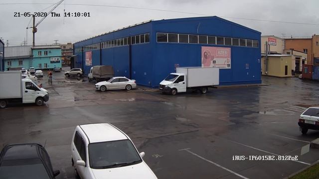 iRUS-IP6015B2.812PoE - демонстрация приближения (WDR выкл) смотреть онлайн