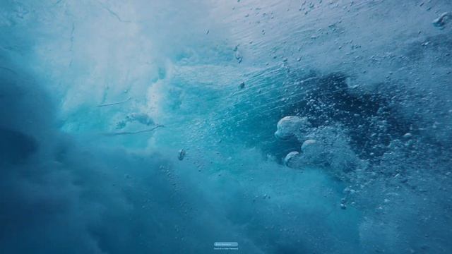 Tahiti Waves Mist | Mac OS Sonoma | New Lock Screen Wallpaper
