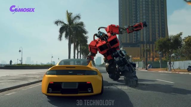 Optimus Prime vs Jaeger Gipsy Future Tech Battle VFX Action - 4K ULTRA HD смотреть онлайн