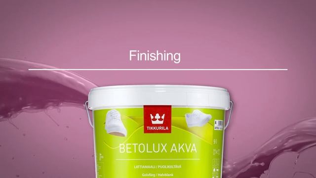 How to paint parquet flooring - Tikkurila смотреть онлайн