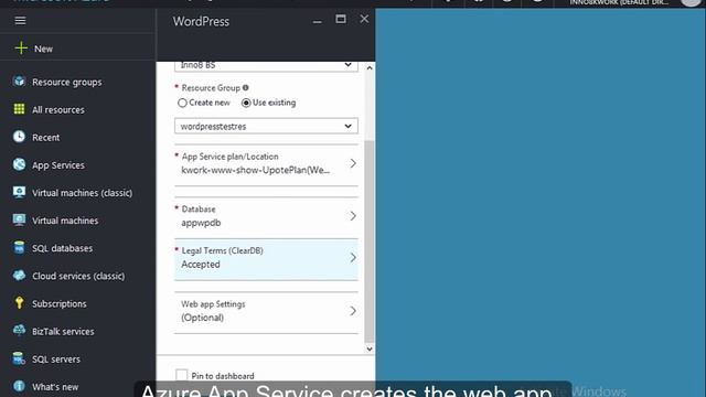 How to setup WordPress App from the Azure Marketplace смотреть онлайн