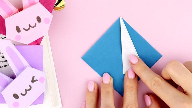 Оригами Зайчик Закладка из бумаги | Origami Bunny Bookmark | Easy Paper Crafts смотреть онлайн