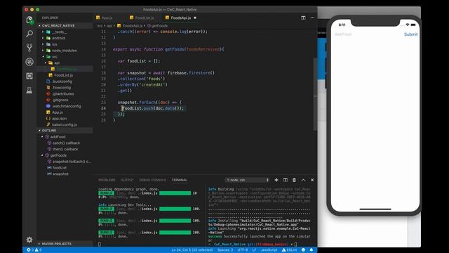 How to use Firebase in React Native - Part 1 (Adding/Reading data) смотреть онлайн