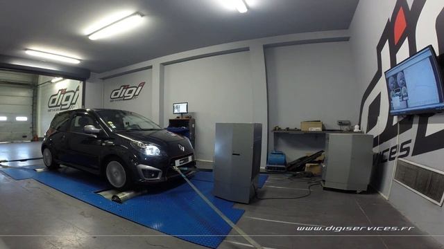 Renault Twingo RS 1.6 133cv Reprogrammation Moteur @ 135cv Digiservices Paris 77 Dyno смотреть онлайн