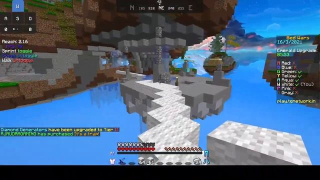 Playing bedwar in TG network server , squad bedwars смотреть онлайн