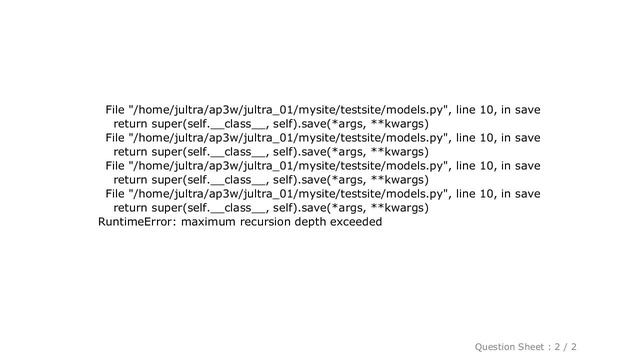 Django : Abstract Inheritance in Django Model, causing MAX recursion depth error смотреть онлайн