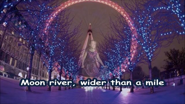 KARAOKE with lyrics - Moon River AUDREY HEPBURN (cover by Anastasia Rusnak) смотреть онлайн