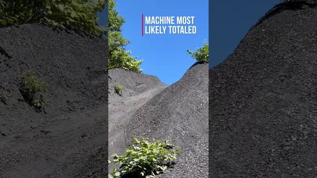 #SHORTS Roll Over - Rzr Trail S Ultimate hill crash video. Driver unhurt. смотреть онлайн