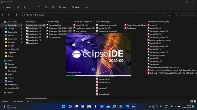 install Eclipse latest version on window | in hindi #eclipse #eclipseinstallation #java смотреть онлайн