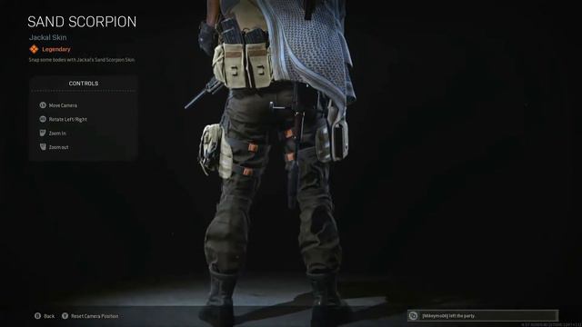 Call Of Duty Warzone/Cold War Jackal Sand Scorpion Skin смотреть онлайн