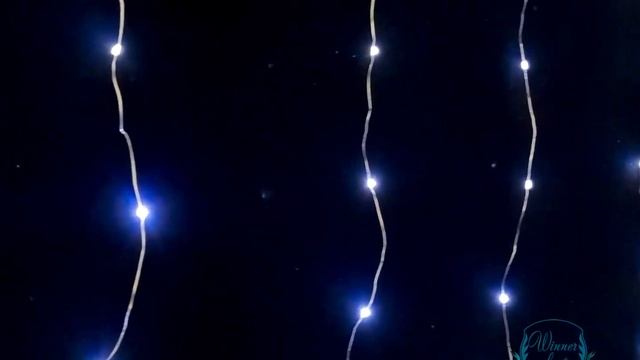 Гирлянда Winner-Light Занавес-роса БЕЛЫЙ, смотреть онлайн