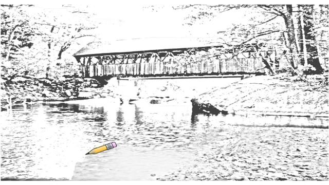 Auto Draw 2: Artist's Bridge, Built 1872, Sunday River, Newry, Maine смотреть онлайн