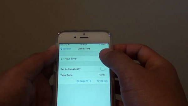 iPhone 6: How to Change 24 Hour Time Format AM/PM