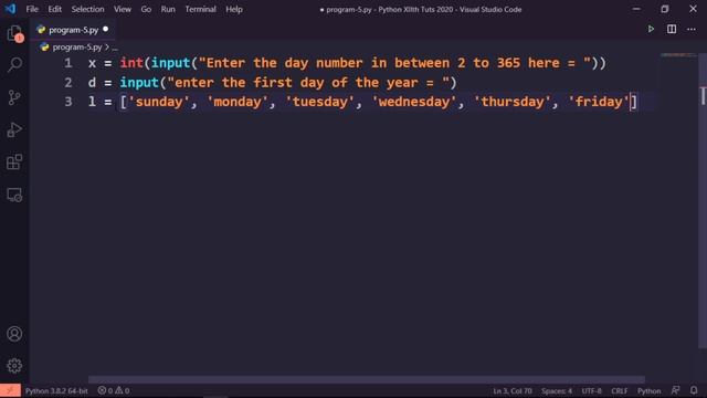 Python Revision Tour 1 | Class 12th | CBSE Latest (2020) Program 5 (Source-Code) [Simplest] смотреть онлайн
