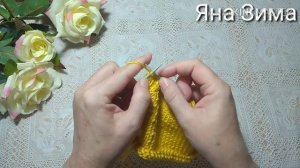 Аккуратный край спицами  для летних  кофточек,топиков.Пройма для майки.