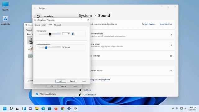 How to Remove Background Noise from Microphone on Windows 11 / 10 | How to Enable Noise Cancellatio смотреть онлайн