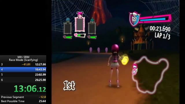 Monster High: Skultimate Roller Maze - Race Mode (Scarifying) Speedrun in 25:41 смотреть онлайн