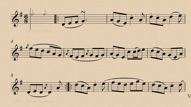 Garret Barry's Jig - Flute and Celtic Harp - Demo and Backing Track. смотреть онлайн