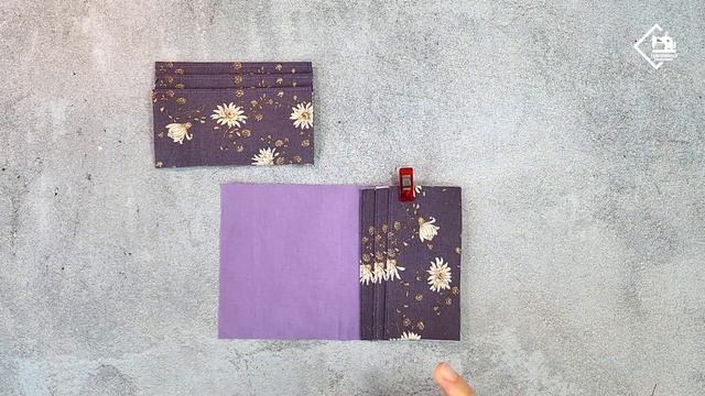 DIY Easy Card Holder / Mini Card Wallet / sewing tutorial [Tendersmile Handmade] смотреть онлайн