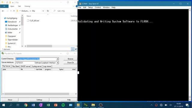 HP ProCurve 2524 basic config + VLAN + update смотреть онлайн