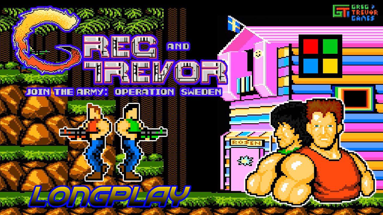 GREG & TREVOR JOIN THE ARMY: OPERATION SWEDEN by Bingo675 (PC,FANGAME) LONGPLAY смотреть онлайн