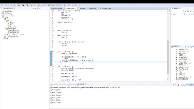 Pong in Java using LWJGL смотреть онлайн