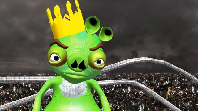 ANGRY BIRDS in Doodle Jump Super Heroes ♫ 3D animated game mashup ☺ FunVideoTV Style ; смотреть онлайн