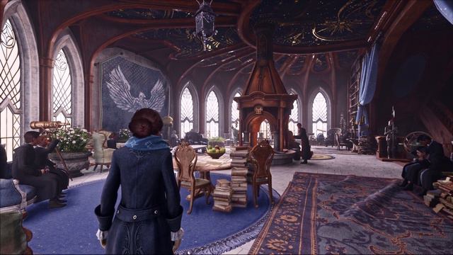 HOGWARTS LEGACY Ravenclaw Common Room Ambience + Music | 1 HOUR