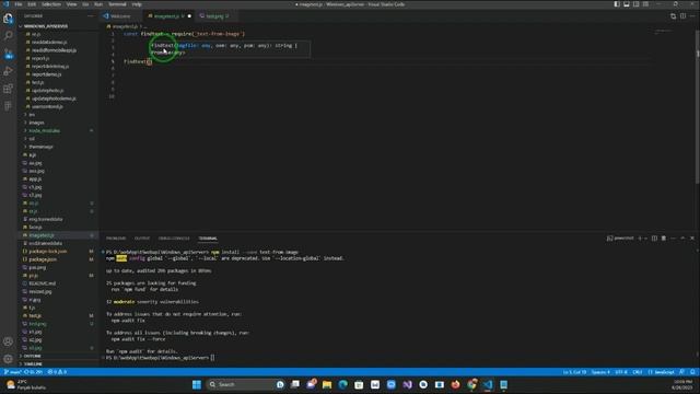 How to detect text from an image with node.js and javascript смотреть онлайн