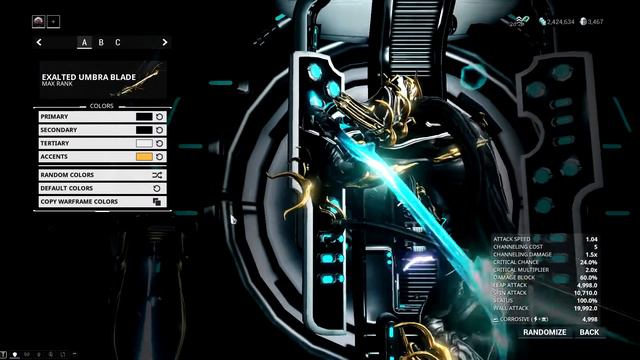 Warframe Excalibur Umbra Fashion смотреть онлайн