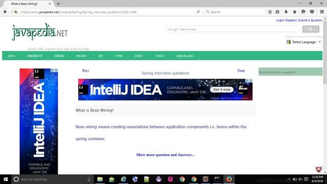 What is Bean Wiring?
- javapedia.net смотреть онлайн