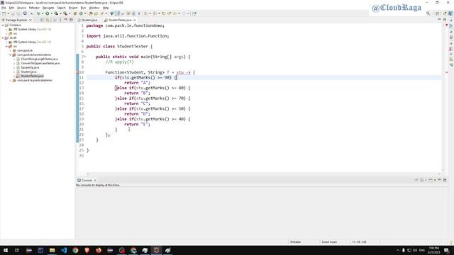 Java 8 - Tutorial - 28. Application of Function interface with Student class field.|#cloudraga смотреть онлайн