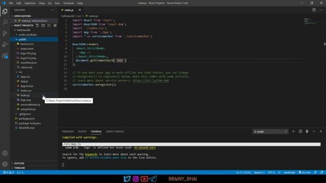 5. Project Structure in React || Brainy Bhai || React Playlist смотреть онлайн