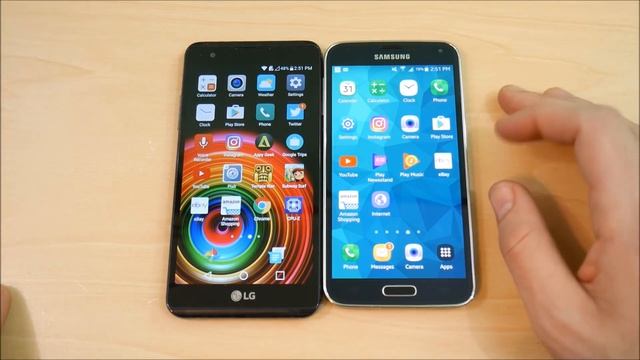 LG X Power vs Galaxy S5 смотреть онлайн