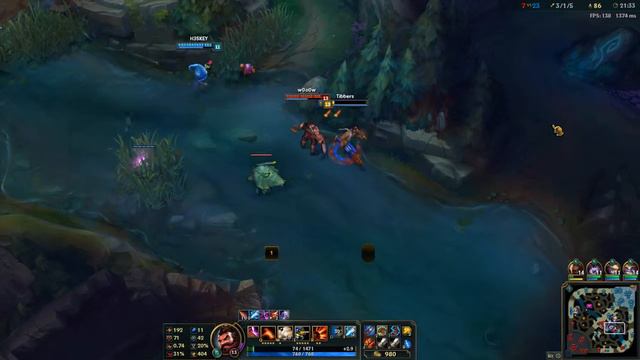 League of Legends with 1k ping смотреть онлайн