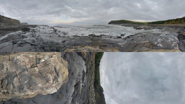 Curio Bay - New Zealand - 360 Degree Video смотреть онлайн