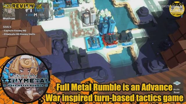 Tiny Metal: Full Metal Rumble is an Advance War inspired turn-based tactics game смотреть онлайн