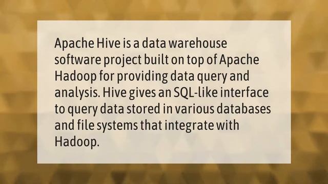 What is difference between Hadoop and Hive? смотреть онлайн