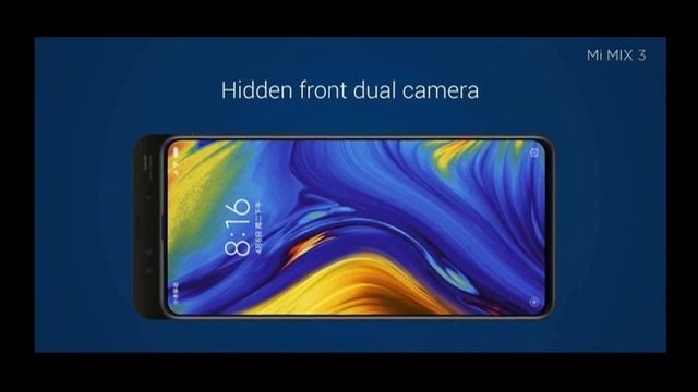 Характеристики Xiaomi Mi Mix 3 первый в мире смартфон с поддержкой 5G