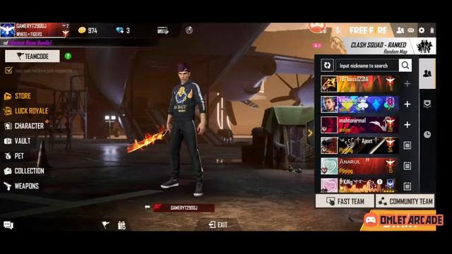 free fire live streaming | team code | unlimited diamond | Python Himanshu YT смотреть онлайн
